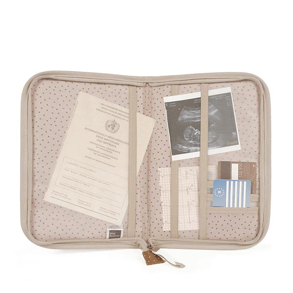Walking Mum Livro de Nascimento Poppy Dots - Canela