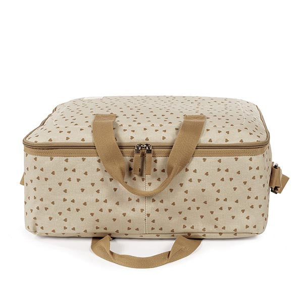 Walking Mum Mala de Maternidade Poppy Hearts - Canela