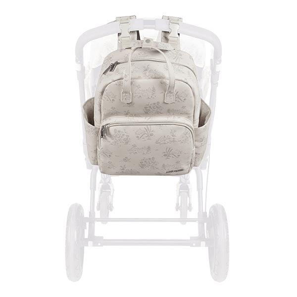 Pasito a Pasito Mochila Toile de Jouy - Cream