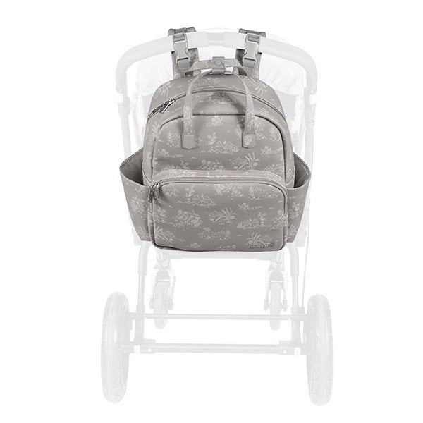 Pasito a Pasito Mochila Toile de Jouy - Forest