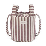 Pasito a Pasito Bolsa Bucket Cherry Rayas