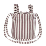 Pasito a Pasito Bolsa Bucket Cherry Rayas