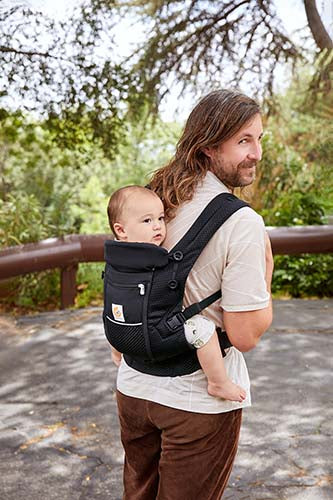 Ergobaby Adapt SoftFlex Mesh Negro - Mochila Portabebé
