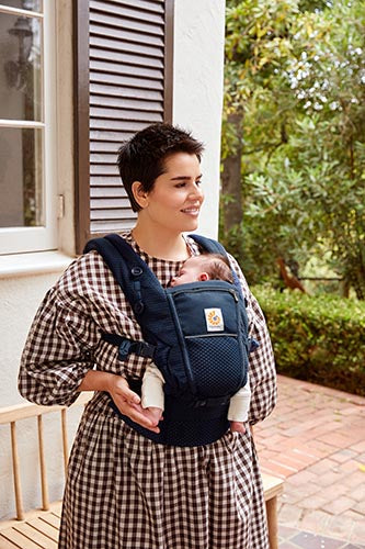 Ergobaby Adapt SoftFlex Mesh Azul Meia Noite - Mochila Portabebé