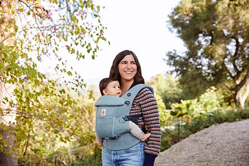 Ergobaby Adapt SoftFlex Mesh Azul Pizarra - Mochila Portabebé