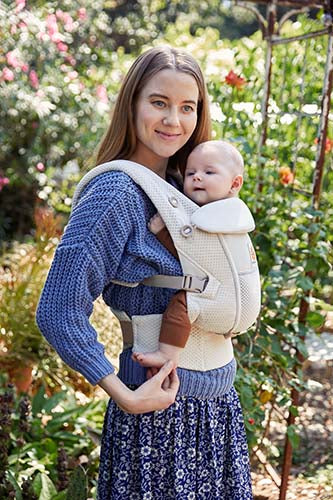 Ergobaby Mochila Portabebé Adapt SoftFlex Mesh - Natural Beige