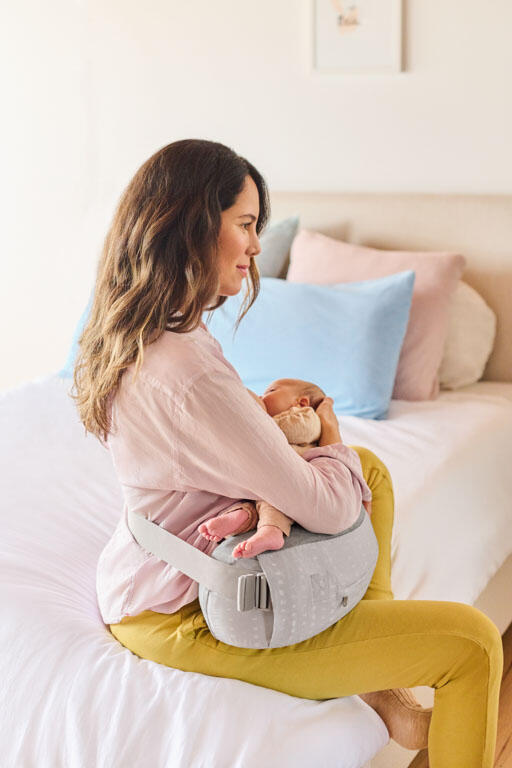 Ergobaby Almofada de Amamentação com Cinto - Moonlight Grey