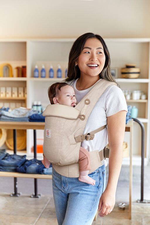 Ergobaby Mochila Portabebé Adapt Linho - Natural