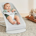 BabyBjorn Espreguiçadeira Balance Soft Mesh - Prata/Branco
