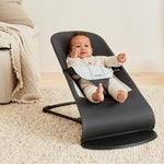 BabyBjorn Espreguiçadeira Balance Soft Woven/Jersey - Gris Oscuro/Gris Claro