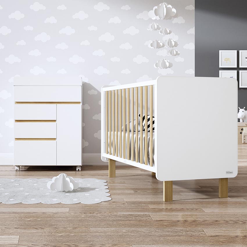 Trama Cama Cosleep Musa - Branco/Tola