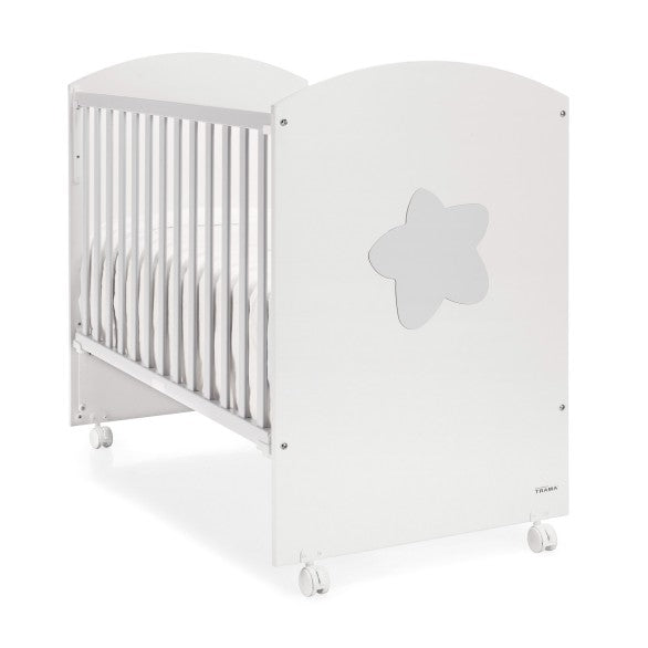 Trama Cama Cosleep Big Star - Branco/Prata Mate