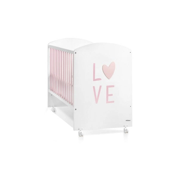 Trama Cama Cosleep Love - Branco Mate/Soft Pink