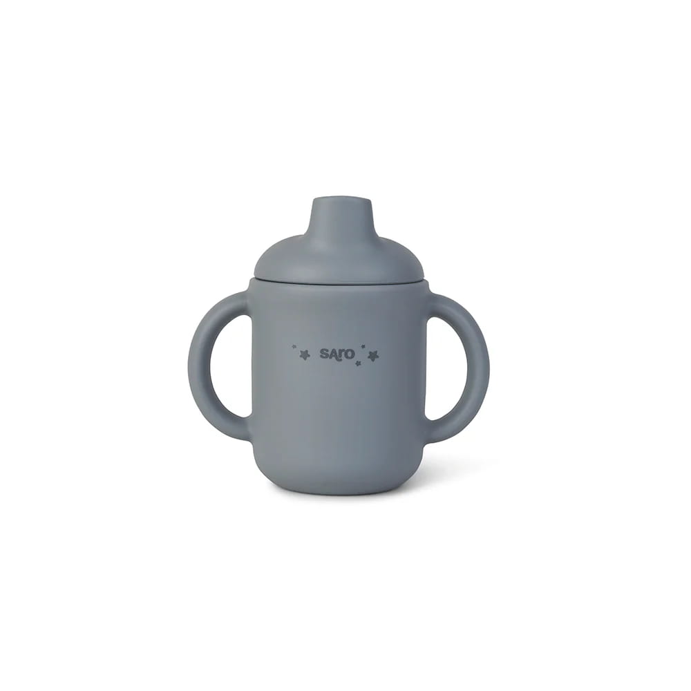 Saro Set de alimentação silicone Food & Fun - Hortelã
