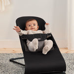BabyBjorn Espreguiçadeira Balance Soft Woven - Negro/Gris Oscuro