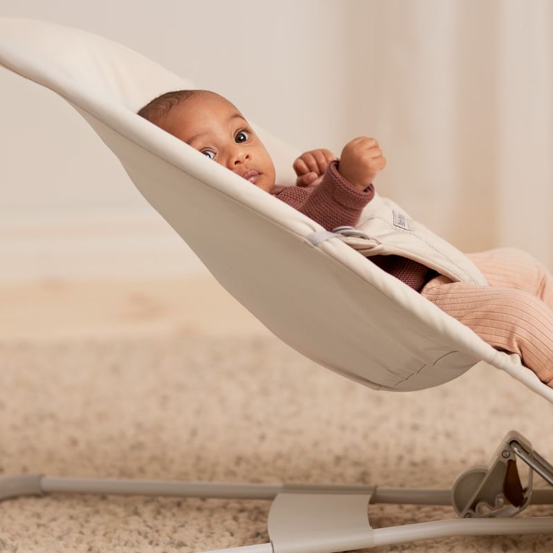 BabyBjorn Espreguiçadeira Balance Soft Woven/Jersey/Mesh - Beige Claro