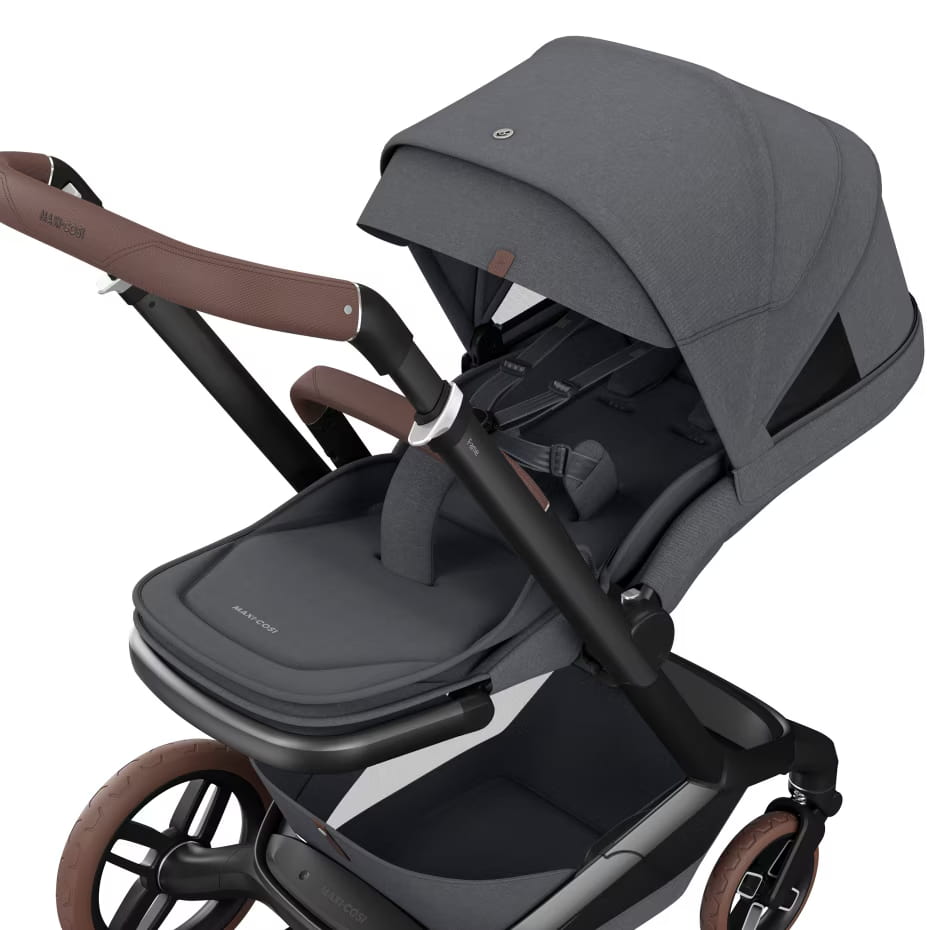 Carrinho de Bebé Fame da Maxi-Cosi - Conforto premium dos 0 meses aos 4 anos - Twillic Graphite