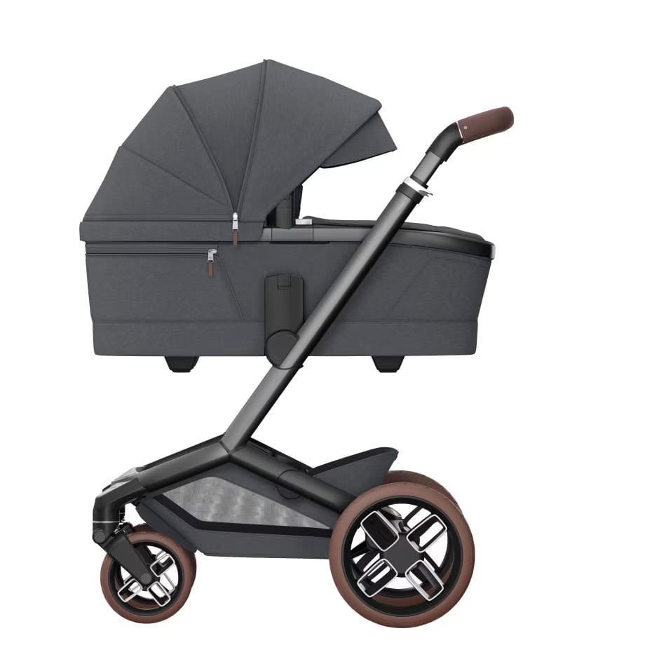 Carrinho de Bebé Fame + Alcofa da Maxi-Cosi - Conforto premium dos 0 meses aos 4 anos - Twillic Graphite