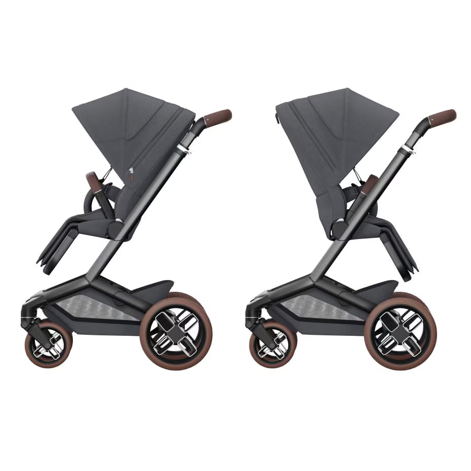 Carrinho de Bebé Fame da Maxi-Cosi - Conforto premium dos 0 meses aos 4 anos - Twillic Graphite