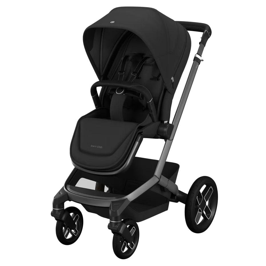 Carrinho de Bebé Fame da Maxi-Cosi - Conforto premium dos 0 meses aos 4 anos - Twillic Black