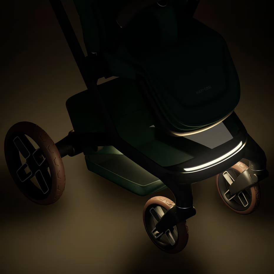Carrinho de Bebé Fame da Maxi-Cosi - Conforto premium dos 0 meses aos 4 anos - Twillic Green