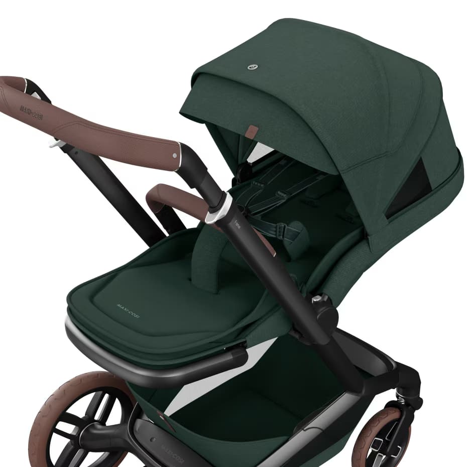 Carrinho de Bebé Fame da Maxi-Cosi - Conforto premium dos 0 meses aos 4 anos - Twillic Green