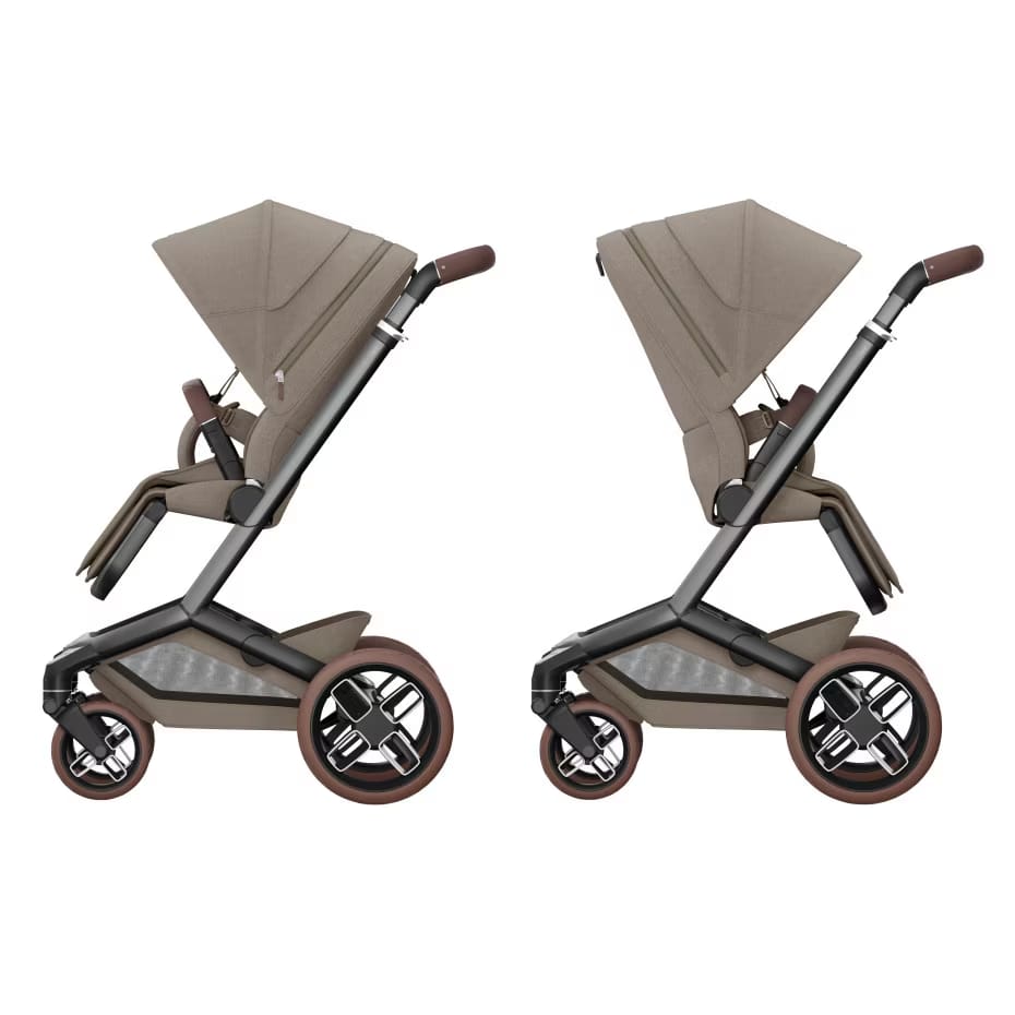 Carrinho de Bebé Fame da Maxi-Cosi - Conforto premium dos 0 meses aos 4 anos - Twillic Truffle