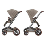 Carrinho de Bebé Fame + Alcofa da Maxi-Cosi - Conforto premium dos 0 meses aos 4 anos - Twillic Truffle