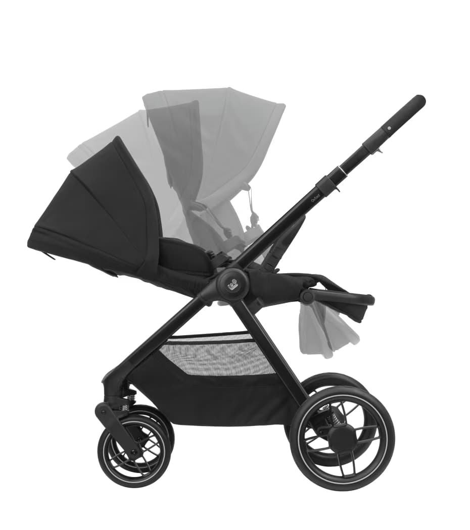 Carrinho de Bebé Oxford Plus da Maxi-Cosi - Sistema de viagem 3-em-1 - Twillic Black