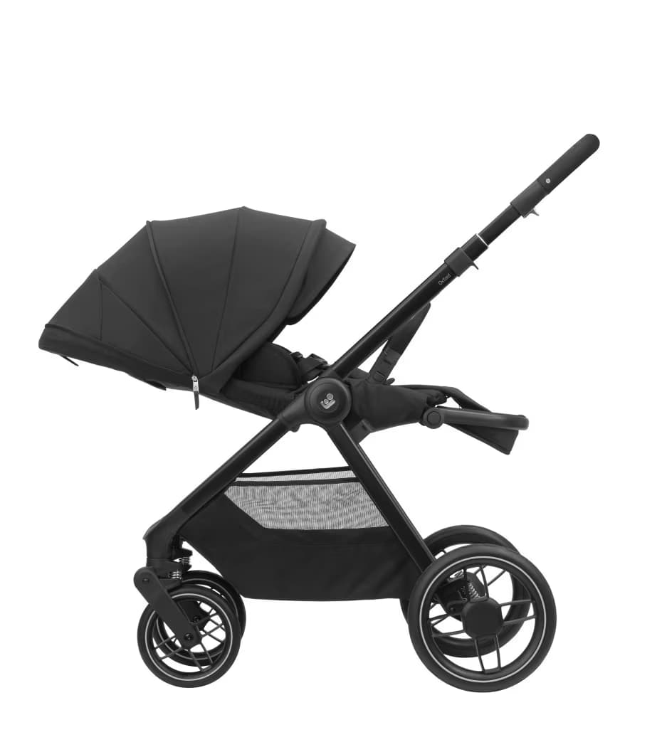 Carrinho de Bebé Oxford Plus da Maxi-Cosi - Sistema de viagem 3-em-1 - Twillic Black
