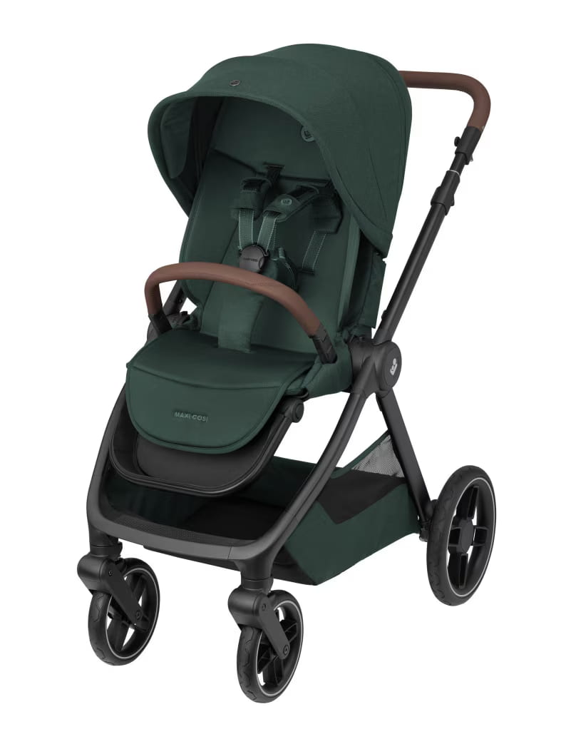 Carrinho de Bebé Oxford Plus da Maxi-Cosi - Sistema de viagem 3-em-1 - Twillic Green