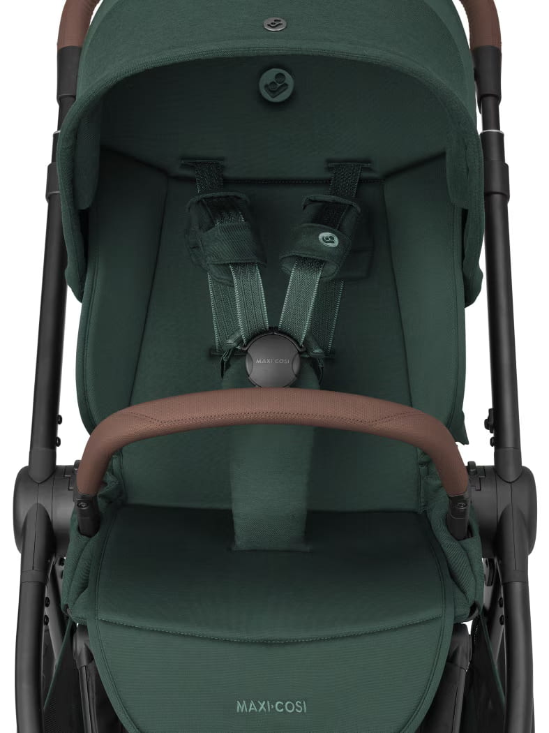 Carrinho de Bebé Oxford Plus da Maxi-Cosi - Sistema de viagem 3-em-1 - Twillic Green