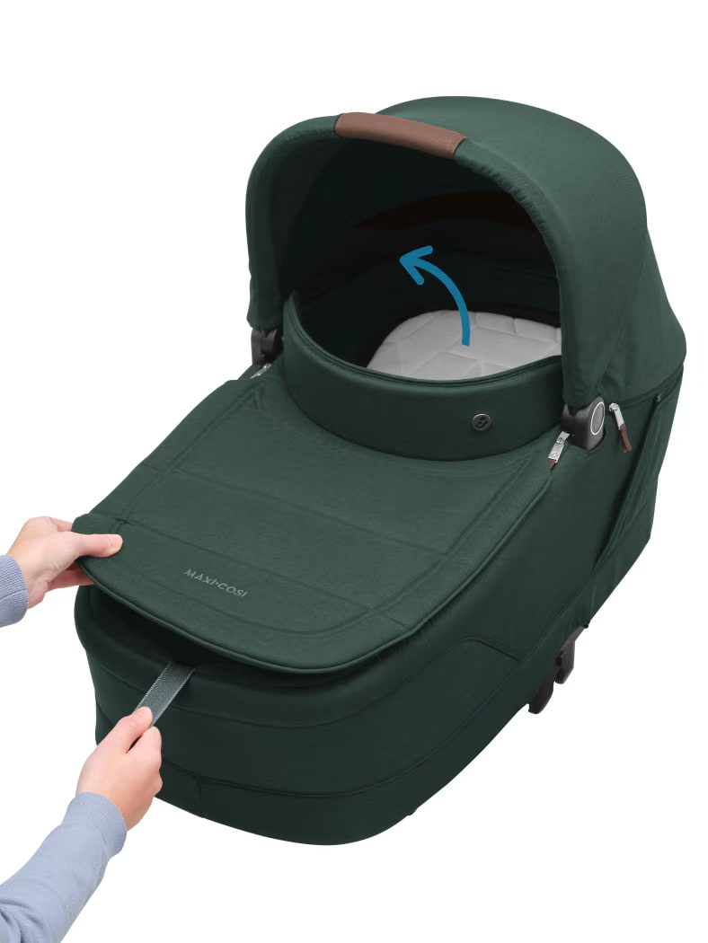 Maxi-Cosi Carrinho de Passeio Oxford Plus + Pebble 360 Pro2 + Base FamilyFix 360 Pro - Twillic Green