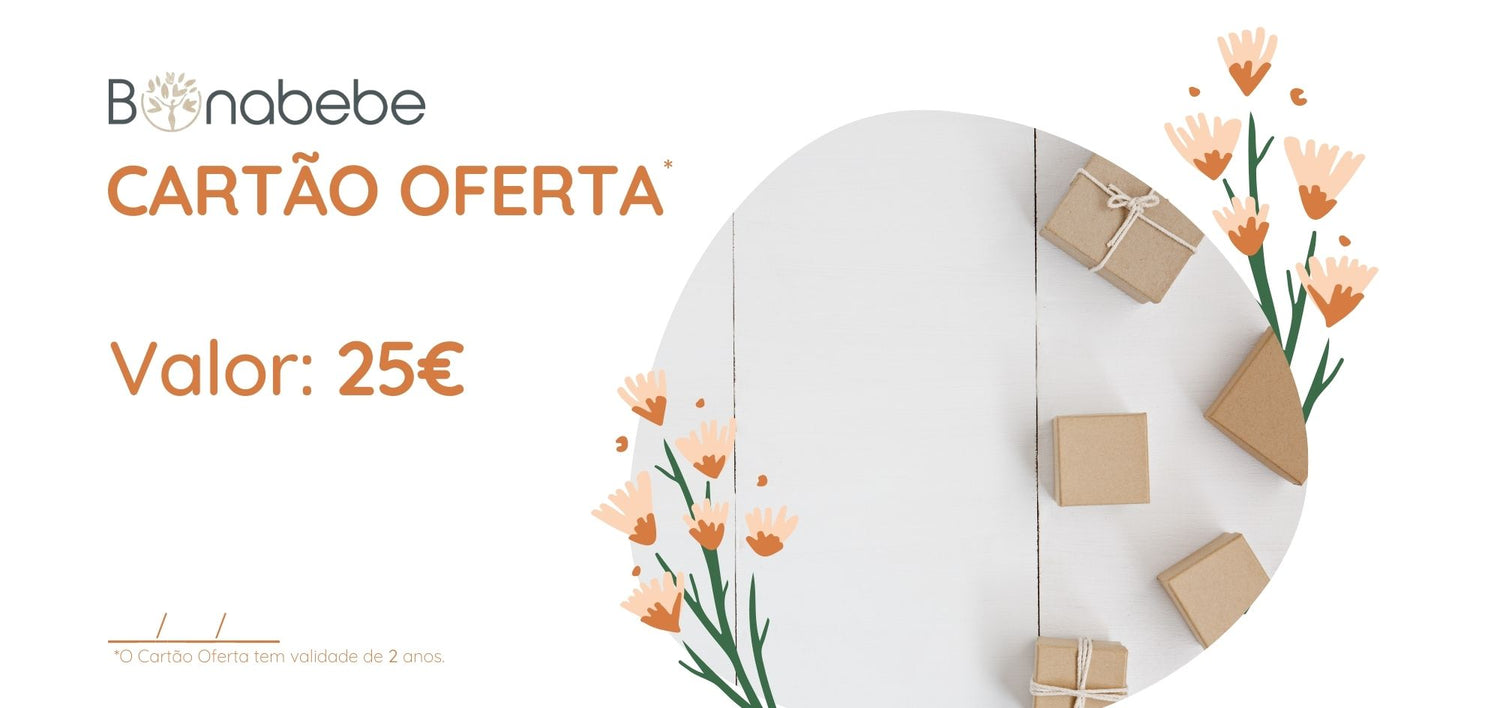 Cartão de Oferta/Cartão Presente/Cheque Prenda/Gift Card - 25€