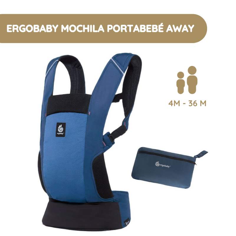 Ergobaby Mochila Portabebé Away - Azul medianoche