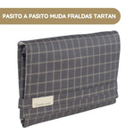 Pasito a Pasito Muda Fraldas Tartan