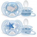 Philips Avent - 2 Chupetas - Ultra Soft - Deco 6-18M - Menino