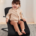 BabyBjorn Espreguiçadeira Balance Soft Woven - Negro/Gris Oscuro