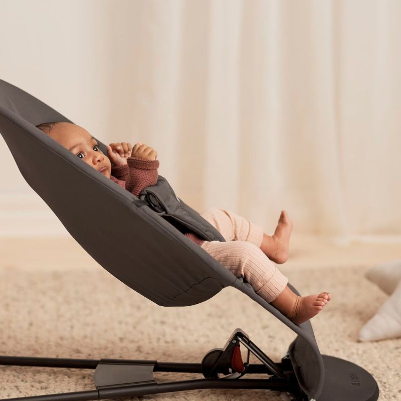 BabyBjorn Espreguiçadeira Balance Soft Woven/Jersey/Mesh - Gris Oscuro