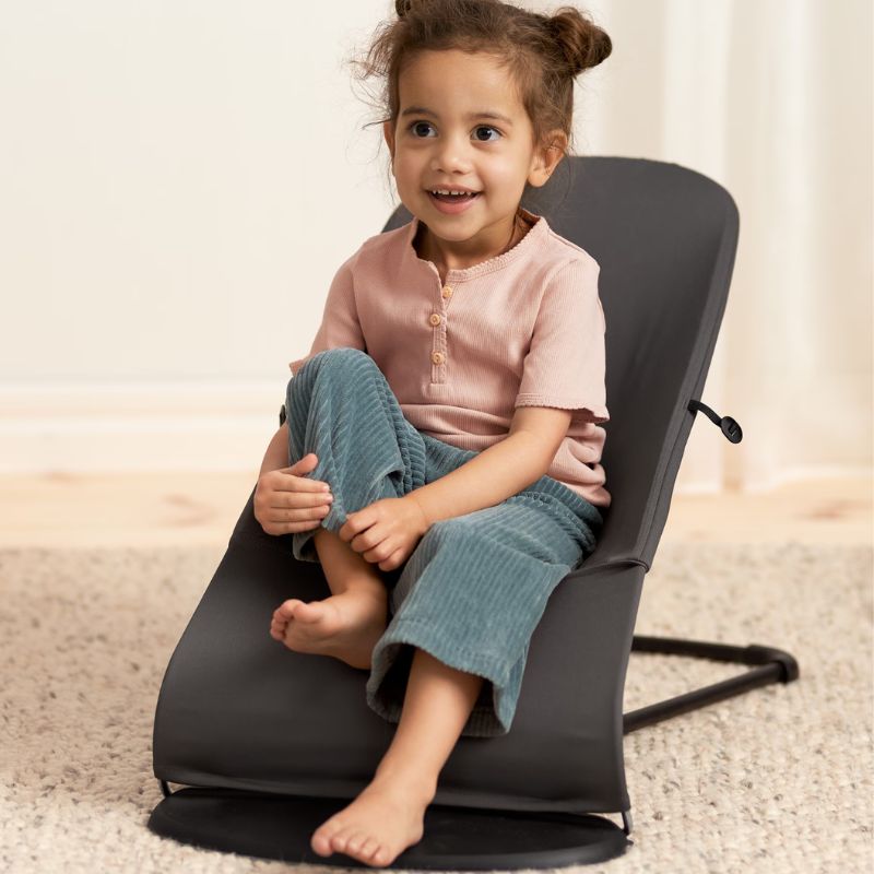 BabyBjorn Espreguiçadeira Balance Soft Woven/Jersey/Mesh - Gris Oscuro