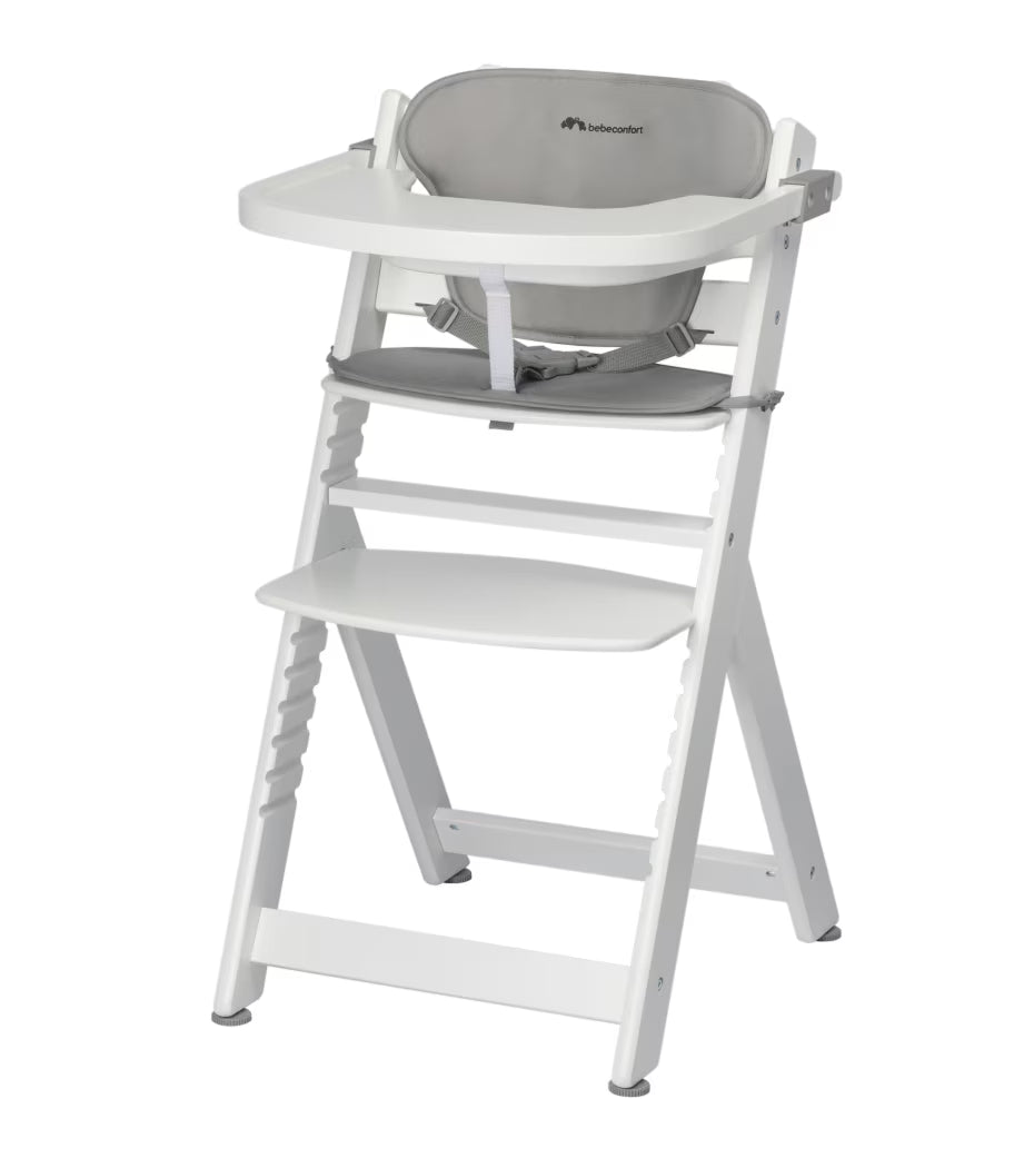 Bebe Confort Cadeira da Papa Timba com Almofada - White Gray