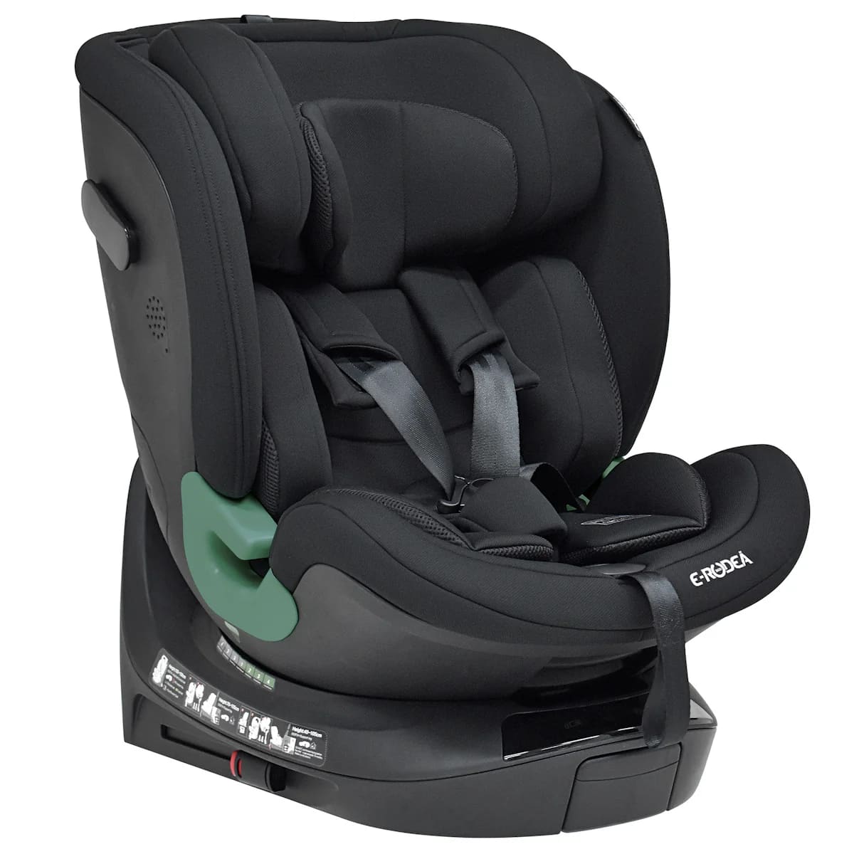 Bebecar Cadeira Auto E-Rodeá i-Size - Preto/Cinza
