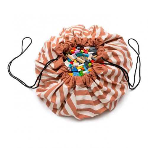 Play&Go Saco de Brinquedos - Stripes Brown