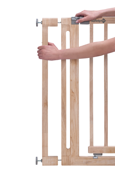 Safety 1st Extensão p/ Barreira de Segurança Flat Step, Auto Close & Easy Close 8cm - Natural Wood Easy Close Wood