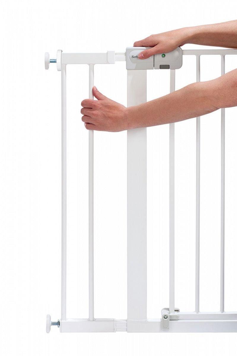 Safety 1st Extensão p/ Barreira de Segurança Flat Step, Auto Close & Easy Close 14cm - White