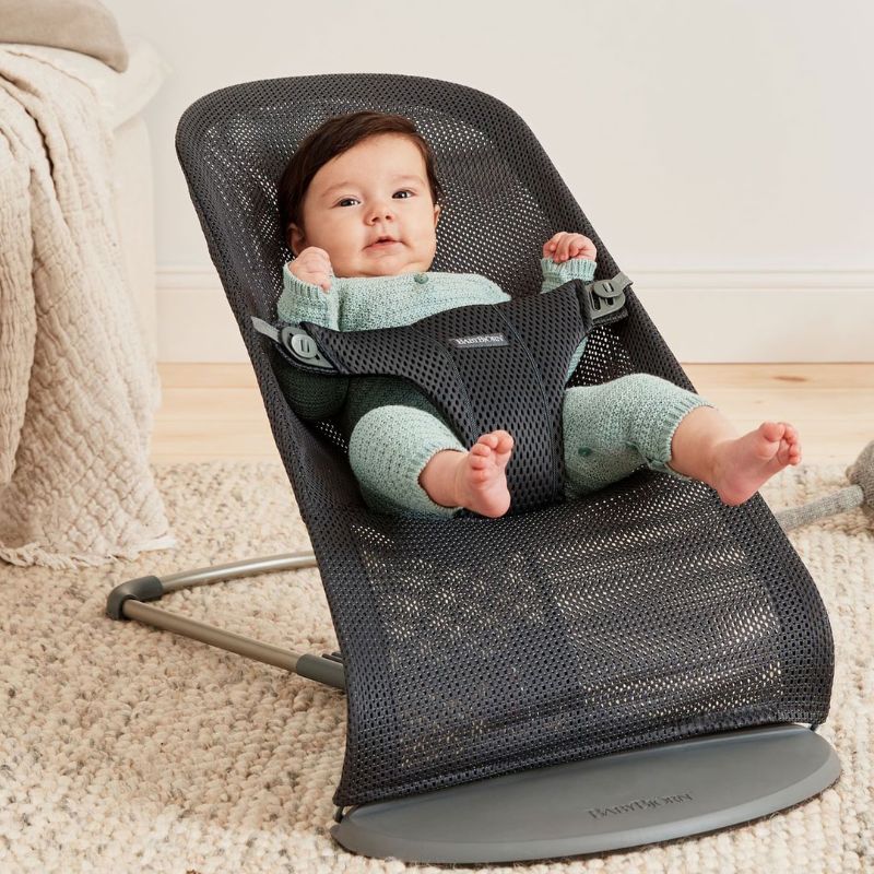 BabyBjorn Espreguiçadeira Bliss Mesh - Antracita