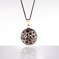 Rose Gold/black enamel