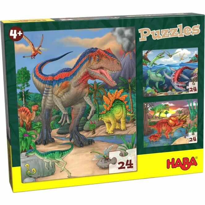 Haba - Puzzles De Dinossauros