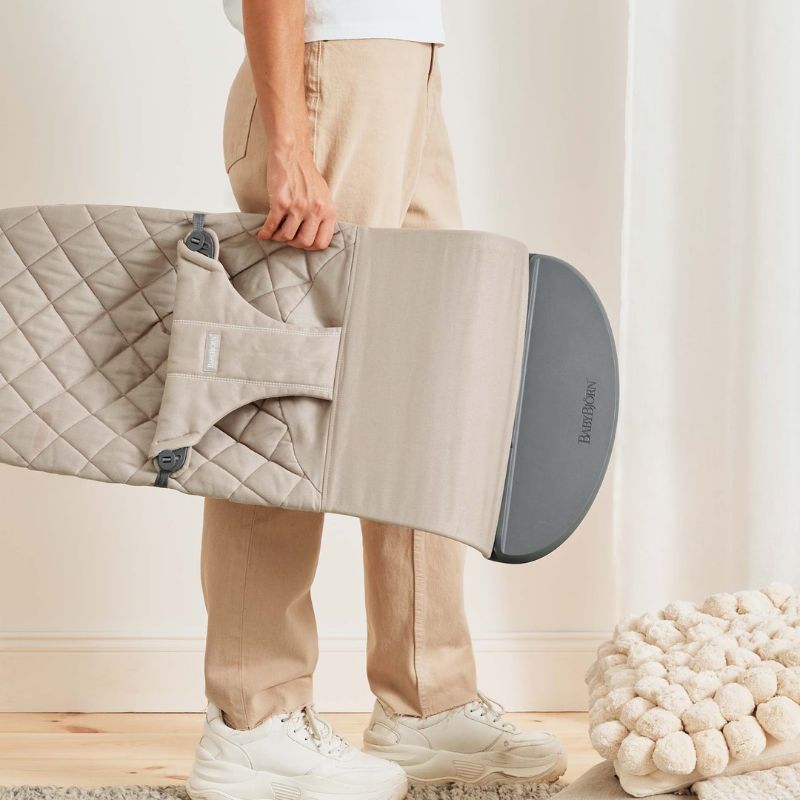 BabyBjorn Espreguiçadeira Bliss Woven Classic - Gris Arena