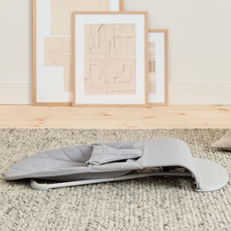 BabyBjorn Espreguiçadeira Bliss Woven Pétala - Gris Claro